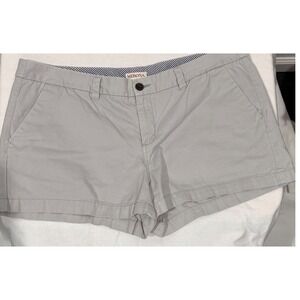 Merona‎ Women Size 16 Gray Cotton Chino Shorts